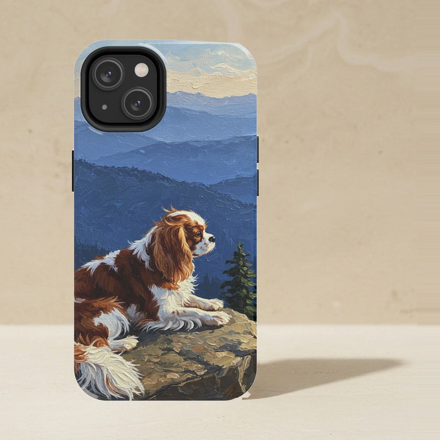 Cavalier King Charles Spaniel Acrylic tough phone case by Tritan, angled view