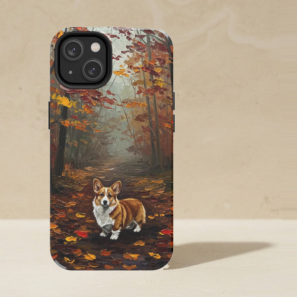 Pembroke Welsh Corgi Acrylic Phone Case, Colorful Dog Art, Pembroke Welsh Corgi Lover Gift, Tough Case for iPhone and Samsung