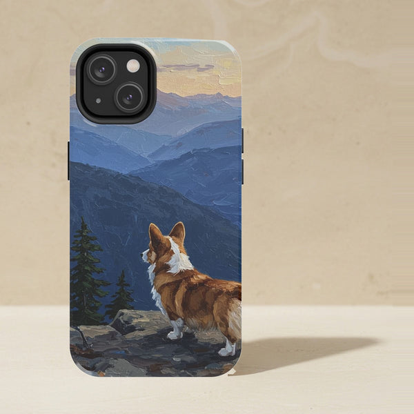 Pembroke Welsh Corgi Acrylic Phone Case, Colorful Dog Art, Pembroke Welsh Corgi Lover Gift, Tough Case for iPhone and Samsung