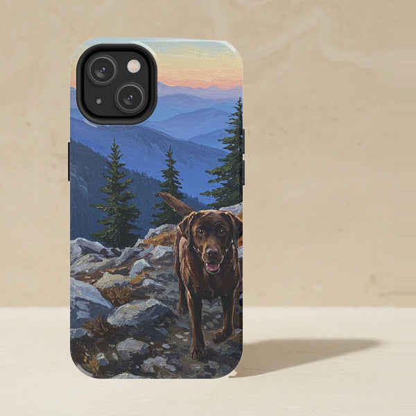 Labrador Retriever Acrylic Phone Case, Colorful Dog Art, Labrador Retriever Lover Gift, Tough Case for iPhone and Samsung