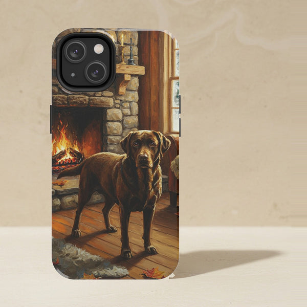 Labrador Retriever Acrylic Phone Case, Colorful Dog Art, Labrador Retriever Lover Gift, Tough Case for iPhone and Samsung