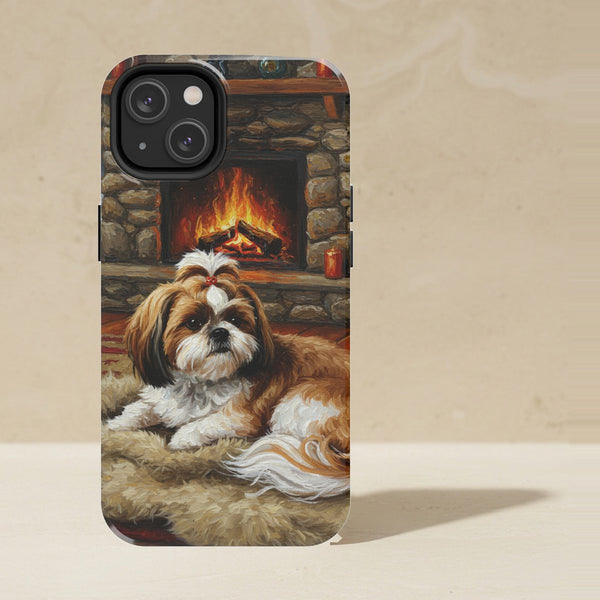 Shih Tzu Acrylic Phone Case, Colorful Dog Art, Shih Tzu Lover Gift, Tough Case for iPhone and Samsung