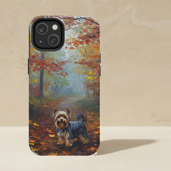 Yorkshire Terrier Acrylic Phone Case, Colorful Dog Art, Yorkshire Terrier Lover Gift, Tough Case for iPhone and Samsung