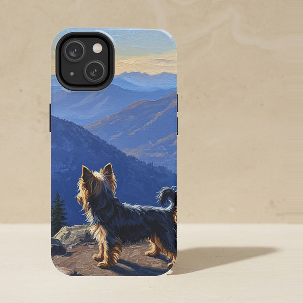 Yorkshire Terrier Acrylic Phone Case, Colorful Dog Art, Yorkshire Terrier Lover Gift, Tough Case for iPhone and Samsung