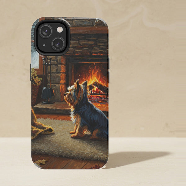 Yorkshire Terrier Acrylic Phone Case, Colorful Dog Art, Yorkshire Terrier Lover Gift, Tough Case for iPhone and Samsung