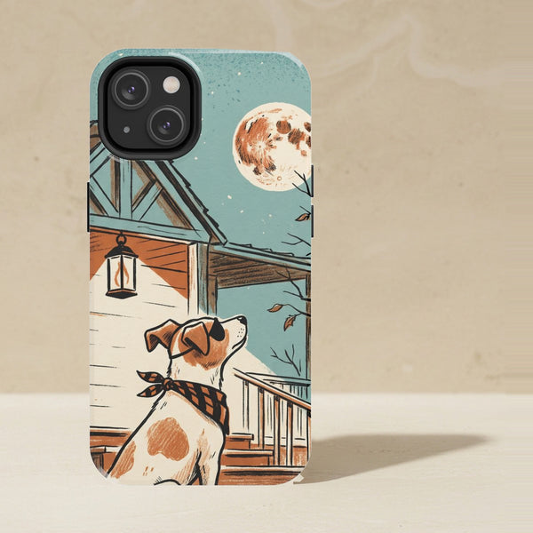 Jack Russell Terrier Halloween Phone Case, Spooky Season Dog Art, Jack Russell Terrier Lover Gift, Tough Case for iPhone and Samsung