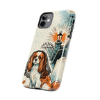 Cavalier King Charles Spaniel Halloween tough phone case by Tritan, side