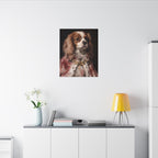 Cavalier King Charles Spaniel Kings & Queens canvas print by Tritan, desk wall