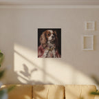 Cavalier King Charles Spaniel Kings & Queens canvas print by Tritan, sofa wall