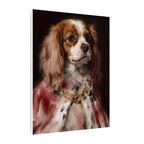 Cavalier King Charles Spaniel Kings & Queens canvas print by Tritan, side