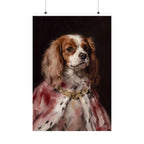 Cavalier King Charles Spaniel Kings & Queens matte poster print by Tritan, front