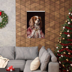 Cavalier King Charles Spaniel Kings & Queens matte poster print by Tritan, framed on wall