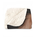Cavalier King Charles Spaniel Kings & Queens sherpa blanket by Tritan, folded