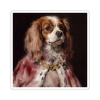 Cavalier King Charles Spaniel Kings & Queens vinyl sticker by Tritan, front