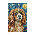 Cavalier King Charles Spaniel Post-Impressionist canvas print by Tritan, front