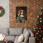 Cavalier King Charles Spaniel Renaissance Royal matte poster print by Tritan, framed on wall