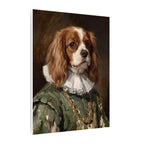 Cavalier King Charles Spaniel Renaissance Royal canvas print by Tritan, side
