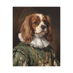 Cavalier King Charles Spaniel Renaissance Royal canvas print by Tritan, front