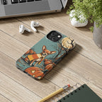 Chihuahua Halloween tough phone case by Tritan, on a desk