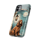 Cocker Spaniel Halloween tough phone case by Tritan, side