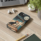 Pembroke Welsh Corgi Halloween tough phone case by Tritan, on a desk
