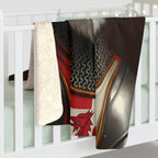 Corgi Medieval Knight Portrait Regal Throw Blanket | Premium Dog Prints | Tritan