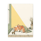 Corgi Nursery Storybook canvas print by Tritan, front