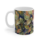 Corgi Watercolor ceramic mug by Tritan, left handle