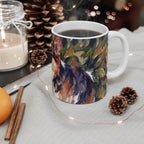 Corgi Watercolor ceramic mug by Tritan, context