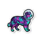Australian Shepherd Cosmic die-cut magnet by Tritan, front