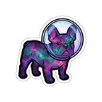 French Bulldog Cosmic vinyl sticker by Tritan, front