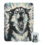 Husky Cozy Set — 2-Piece Blanket + Mug Gift Set | Comic | Tritan