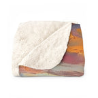 Dachshund Acrylic sherpa blanket by Tritan, folded
