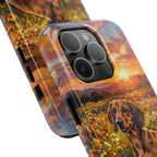 Dachshund Acrylic tough phone case by Tritan, close-up