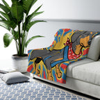 Dachshund Comic Pop Art Throw Blanket | Premium Dog Prints | Tritan