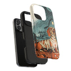 Dachshund Halloween tough phone case by Tritan, two-piece layers