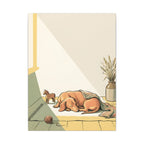 Dachshund Nursery Storybook canvas print by Tritan, front