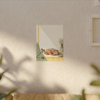 Dachshund Nursery Storybook canvas print by Tritan, sofa wall