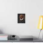 Dachshund Renaissance Royal Portrait Canvas Wall Art, Regal Dog Painting, Dachshund Lover Gift, Stretched Canvas