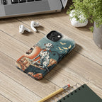 Dalmatian Halloween tough phone case by Tritan, on a desk
