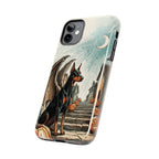 Doberman Pinscher Halloween tough phone case by Tritan, side