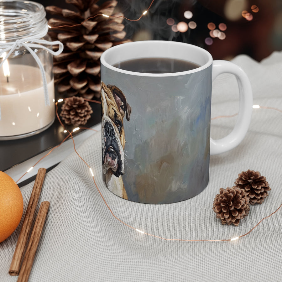 English Bulldog Acrylic ceramic mug by Tritan, context