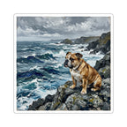 English Bulldog Acrylic vinyl sticker by Tritan, front
