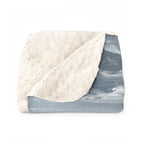 English Bulldog Acrylic sherpa blanket by Tritan, folded