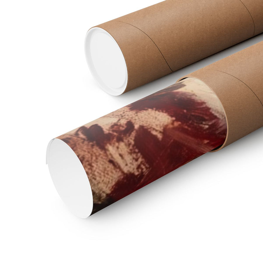English Bulldog Kings & Queens matte poster print by Tritan, shipping tube
