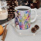 English Bulldog Watercolor ceramic mug by Tritan, context