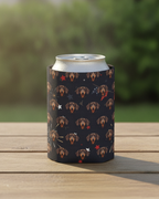Dachshund America 250 Can Cooler, Patriotic Dog Pattern Wiener Dog Gift, American Flag Party Decor, Premium Beverage Holder