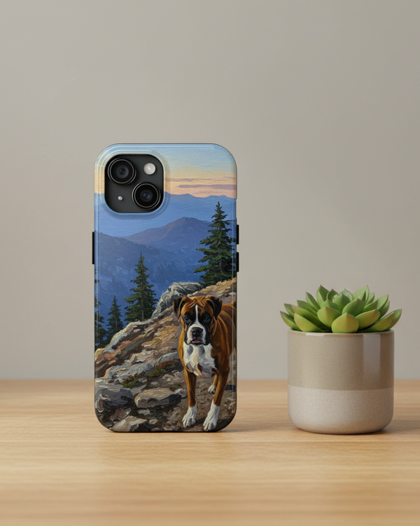 Acrylic Boxer - Mountain Overlook | Tough Phone Case