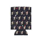 French Bulldog America 250 Can Cooler | Patriotic Dog Pattern Drink Holder | America 250 Pet Lover Gift | Summer Party Supplies