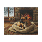French Bulldog Acrylic canvas print by Tritan, front